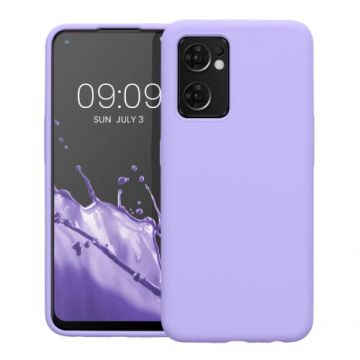 Husa Kwmobile pentru OPPO Find X5 Lite, Silicon, Mov, 57630.108