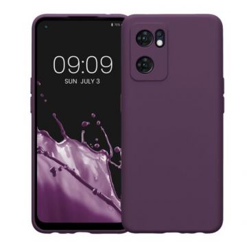 Husa Kwmobile pentru OPPO Find X5 Lite, Silicon, Violet, 57633.187