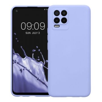 Husa Kwmobile pentru Realme 8 (2021)/8 Pro (2021), Silicon, Albastru, 57573.139