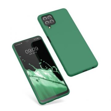 Husa Kwmobile pentru Samsung Galaxy A22, Silicon, Verde, 55493.227