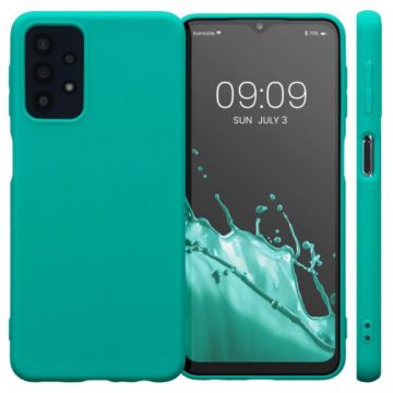 Husa Kwmobile pentru Samsung Galaxy A32 5G, Silicon, Verde, 54328.62