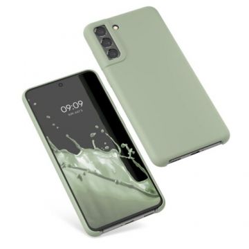 Husa Kwmobile pentru Samsung Galaxy S21 FE, Silicon, Verde, 55487.172