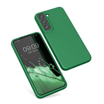 Husa Kwmobile pentru Samsung Galaxy S22, Silicon, Verde, 56756.227