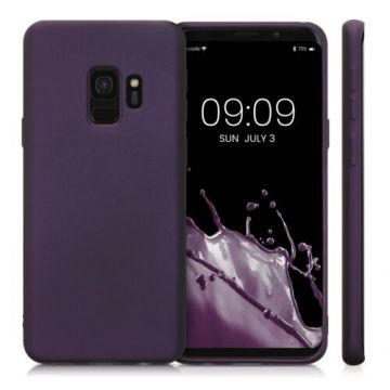 Husa Kwmobile pentru Samsung Galaxy S9, Silicon, Mov, 44582.115