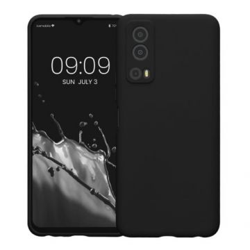 Husa Kwmobile pentru Vivo Y72 5G, Silicon, Negru, 59095.01