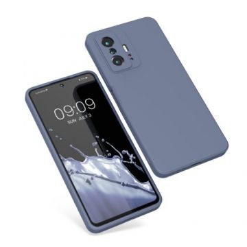 Husa Kwmobile pentru Xiaomi 11T/11T Pro, Silicon, Albastru, 56573.12