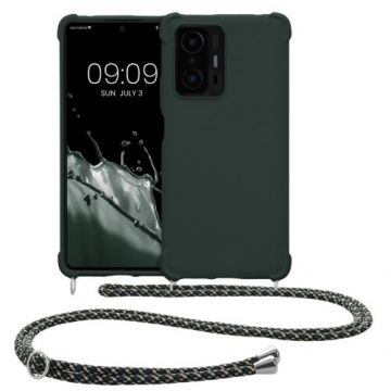 Husa Kwmobile pentru Xiaomi 11T/11T Pro, Silicon, Verde, 57395.169
