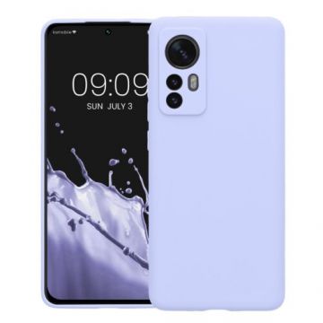 Husa Kwmobile pentru Xiaomi 12/12X, Silicon, Albastru, 57124.139