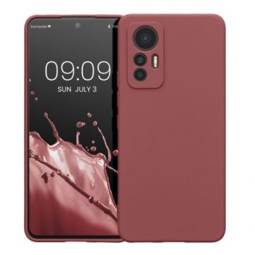 Husa Kwmobile pentru Xiaomi 12 Lite, Silicon, Rosu, 59405.167