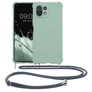 Husa Kwmobile pentru Xiaomi Mi 11 Lite 5G/11 Lite 5G NE, Silicon, Verde, 55902.172