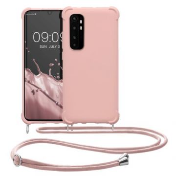 Husa Kwmobile pentru Xiaomi Mi Note 10 Lite, Silicon, Roz, 53157.154