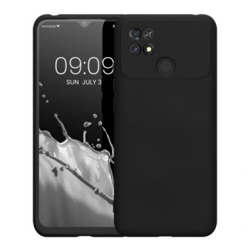 Husa Kwmobile pentru Xiaomi Poco C40, Silicon, Negru, 59394.01