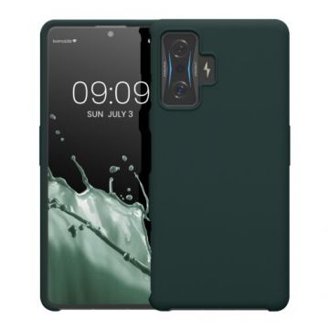 Husa Kwmobile pentru Xiaomi Poco F4 GT, Silicon, Verde, 58527.169