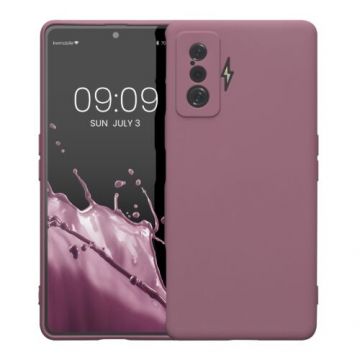 Husa Kwmobile pentru Xiaomi Poco F4 GT, Silicon, Violet, 59063.167