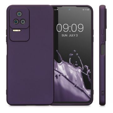 Husa Kwmobile pentru Xiaomi Poco F4, Silicon, Mov, 59238.115