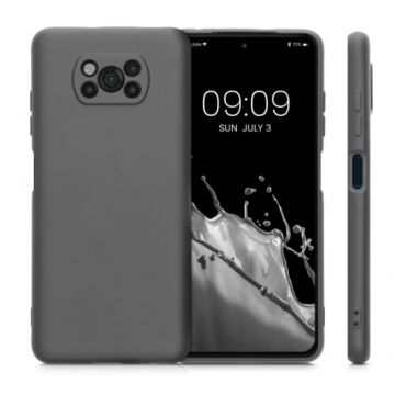 Husa Kwmobile pentru Xiaomi Poco X3 NFC/Poco X3 Pro, Silicon, Gri, 56046.155