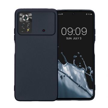 Husa Kwmobile pentru Xiaomi Poco X4 Pro 5G, Silicon, Albastru, 57984.115