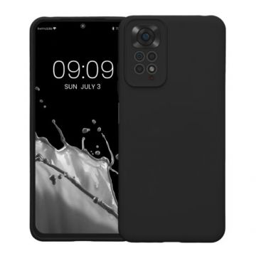 Husa Kwmobile pentru Xiaomi Redmi Note 11/Redmi Note 11s, Silicon, Negru, 57918.01