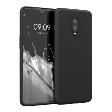 Husa pentru OnePlus 6T, Silicon, Negru, 55347.01, Kwmobile