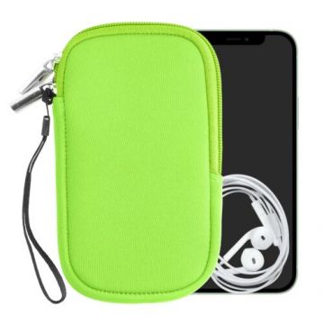 Husa Universala Kwmobile marime M - 5,5 inch, Neopren, Verde, 46188.2.44