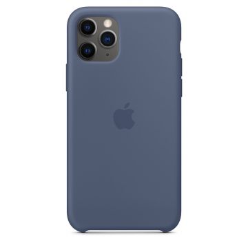 Capac protectie spate Apple Silicone Case pentru iPhone 11 Pro Alaskan Blue