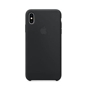 Capac protectie spate Apple Silicone Case pentru iPhone XS Max Black