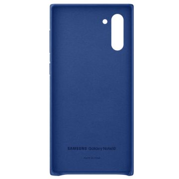 Capac protectie spate Samsung Leather Cover EF-VN970 pentru Galaxy Note 10 (N970) Blue
