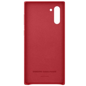 Capac protectie spate Samsung Leather Cover EF-VN970 pentru Galaxy Note 10 (N970) Red
