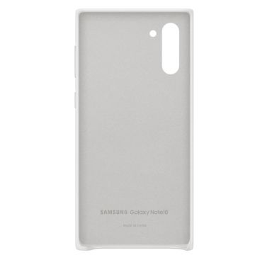Capac protectie spate Samsung Leather Cover EF-VN970 pentru Galaxy Note 10 (N970) White