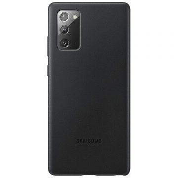 Capac protectie spate Samsung Leather Cover EF-VN980 pentru Galaxy Note 20 (N980) Black