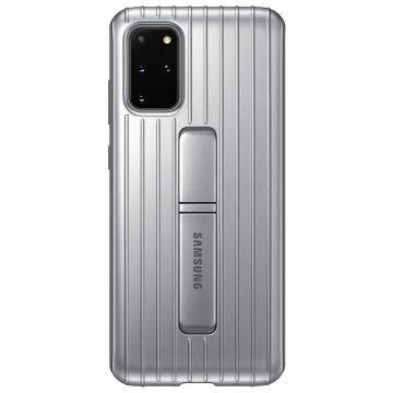 Capac protectie spate Samsung Protective Standing Cover pentru Galaxy S20 Plus Silver