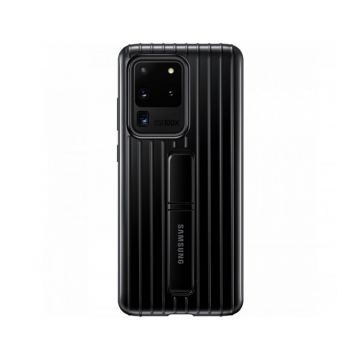 Capac protectie spate Samsung Protective Standing Cover pentru Galaxy S20 Ultra Black