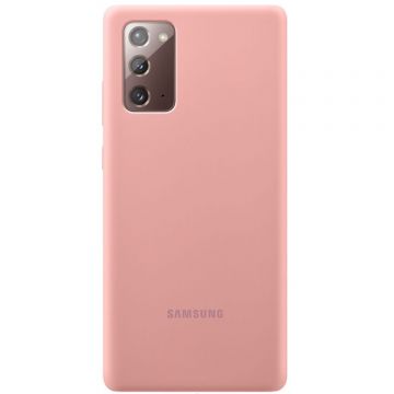 Capac protectie spate Samsung Silicone Cover EF-PN980 pentru Galaxy Note 20 Ultra (N985) Copper Brown