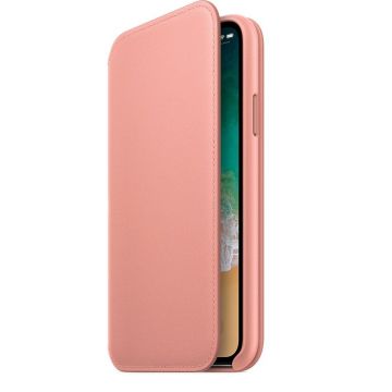 Husa Apple Folio piele soft pink pt Iphone X MRGF2ZM-A