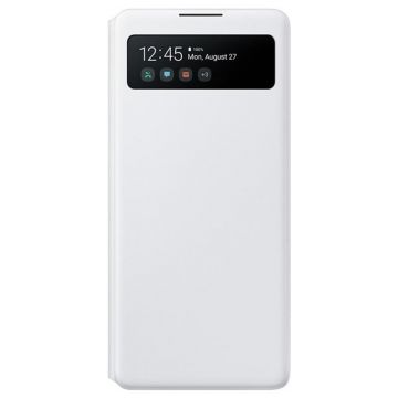 Husa S-View Wallet Cover Samsung EF-EG770 pentru Galaxy S10 Lite (G770) White