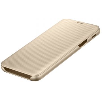 Husa Samsung Flip Wallet pt Galaxy J6 (2018) gold