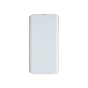 Husa Samsung Flip Wallet white pt Samsung Galaxy A20e