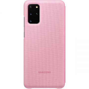 Husa Samsung LED View Cover pentru Galaxy S20 Plus Pink