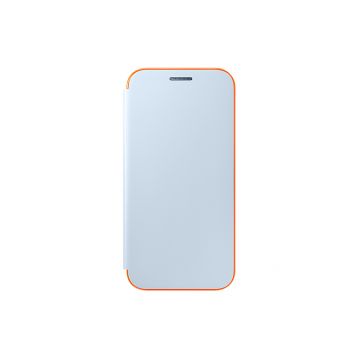 Husa Samsung Neon Flip Cover pentru Galaxy A3 2017 (A320) Albastru