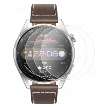 Set 3 folii de protectie din hidrogel pentru Huawei Watch 3 / 3 Pro 46mm transparent