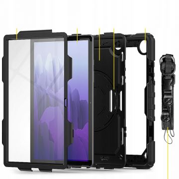 Carcasa 360 grade TECH-PROTECT Solid compatibila cu Samsung Galaxy Tab A7 2020/2022 10.4 inch Black