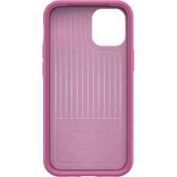 Carcasa antimicrobiana Otterbox Symmetry compatibila cu iPhone 12 Mini Cake Pop Pink