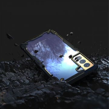 Carcasa Ringke Fusion X compatibila cu Samsung Galaxy S21 Plus Black