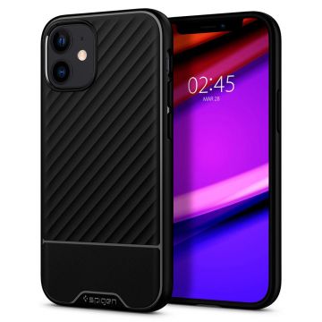 Carcasa Spigen Core Armor compatibila cu iPhone 12 Mini Black