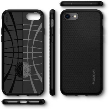 Carcasa Spigen Liquid Air compatibila cu iPhone 7/8/SE 2020/2022 Black