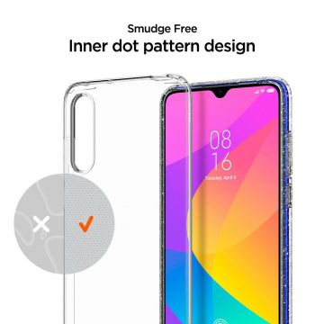 Carcasa Spigen Liquid Crystal Glitter Xiaomi Mi A3 Crystal Quartz