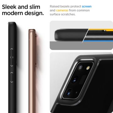 Carcasa Spigen Ultra Hybrid compatibila cu Samsung Galaxy Note 20 Matte Black