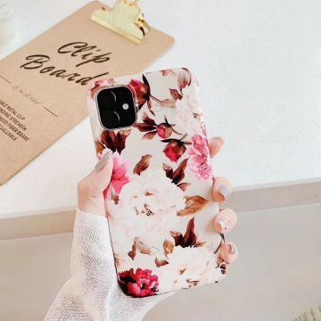 Carcasa TECH-PROTECT Floral compatibila cu iPhone 7/8/SE 2020/2022 Beige