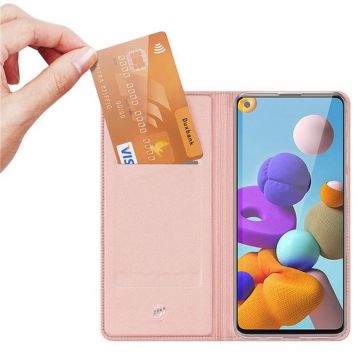 Husa DuxDucis SkinPro compatibila cu Samsung Galaxy A21s Rose Gold