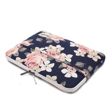 Husa laptop Canvaslife Sleeve 15/16 inch Navy Rose